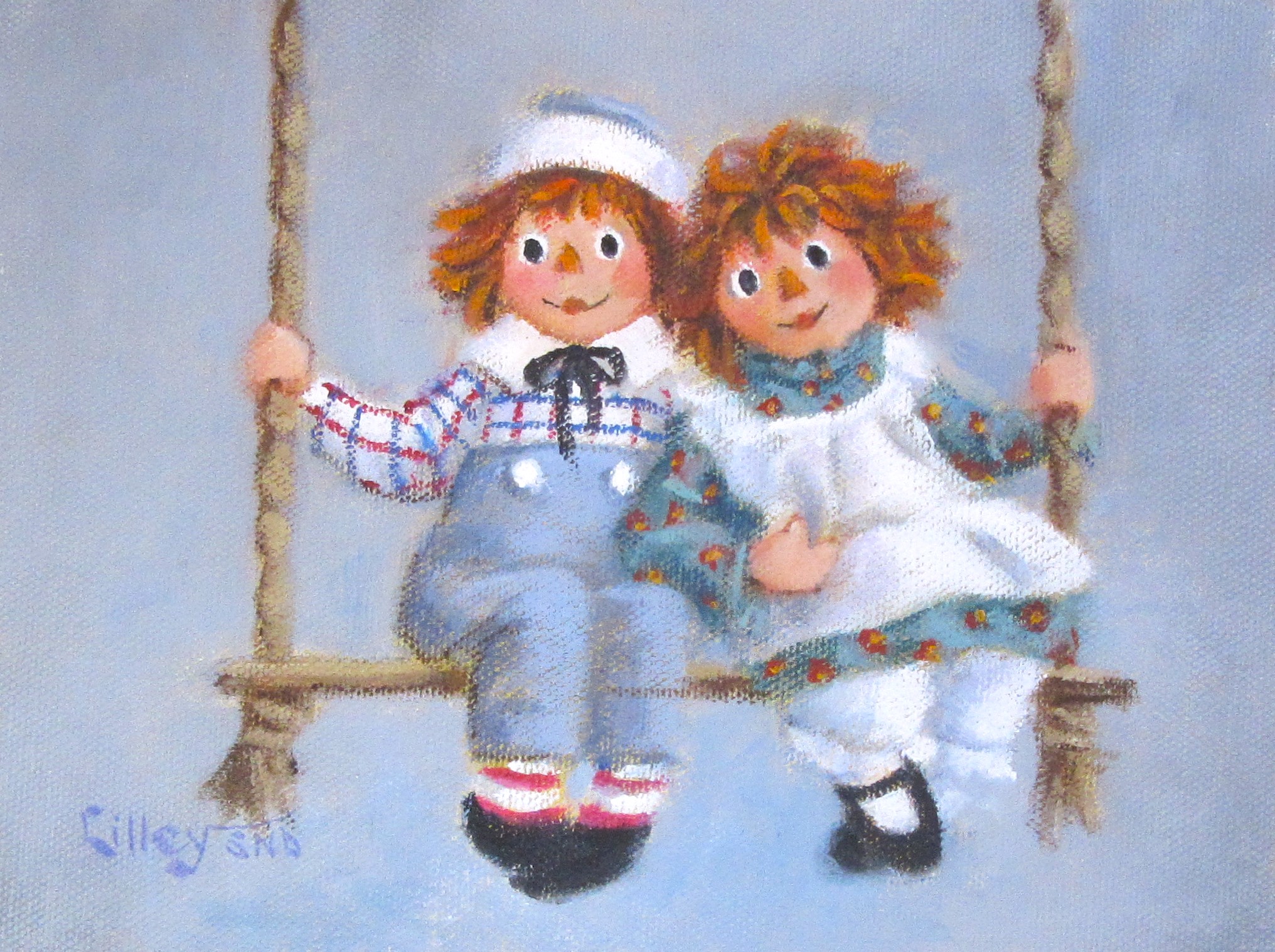 Raggedy Ann and Andy Grace to Paint